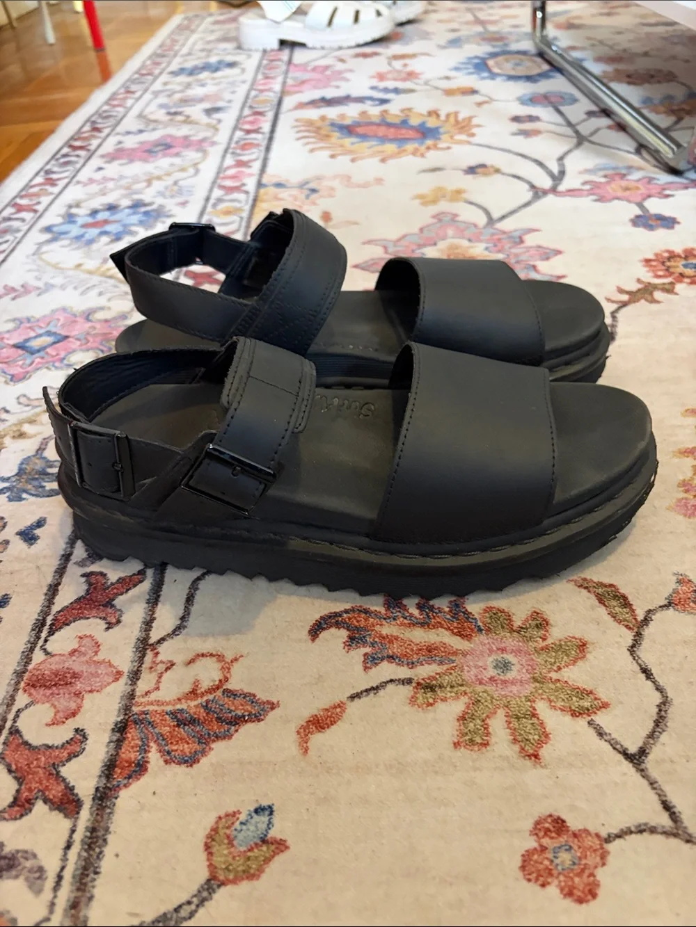 Dr. Martens Voss Black Platform Sandals Women’s Size 11